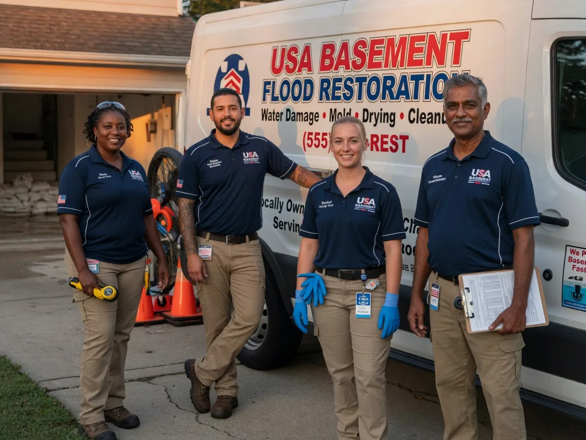 Basement Flood Cleanup company in Bernice, LA