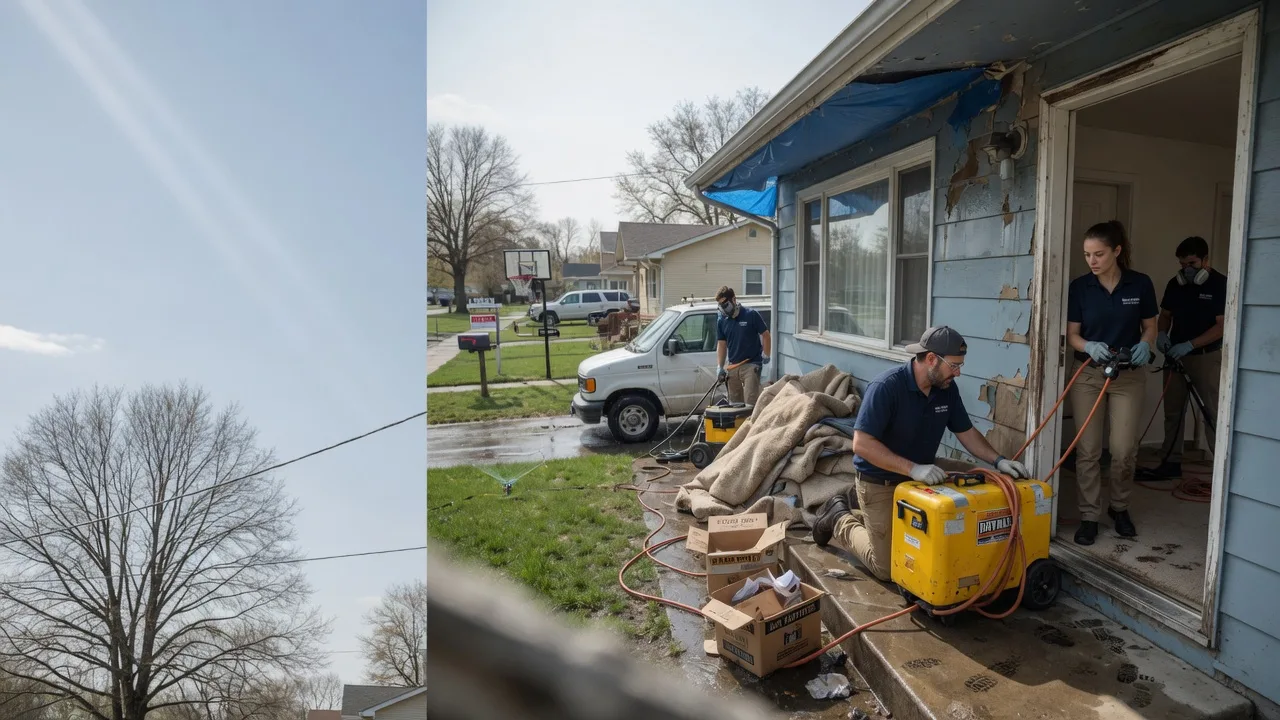 Basement Flood Cleanup in Bernice, LA near me